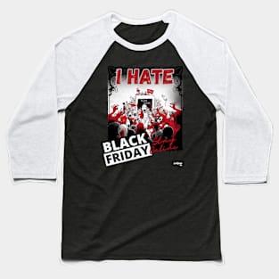 Black Friday Nightmare: Escape the Zombie Horde Baseball T-Shirt